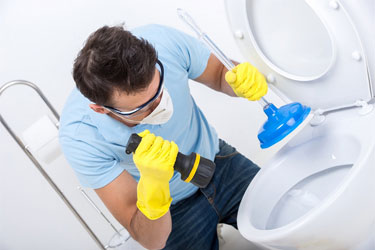 Toilet Clog Cleaning
